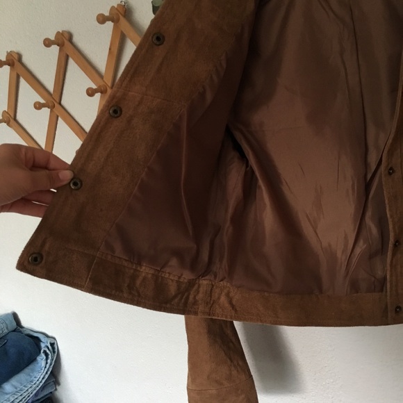 VTG Suede Leather Jacket - Picture 4 of 6